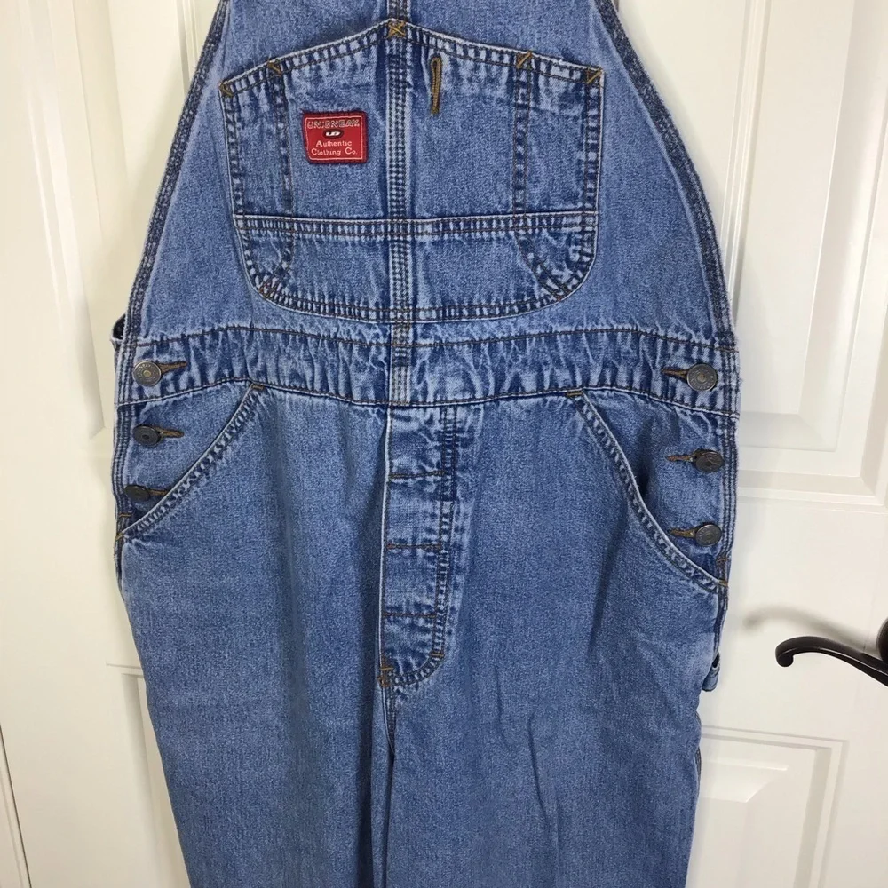 Vintage Y2K Unionbay Denim Carpenter Overalls Size Medium. - Picture 6 of 11